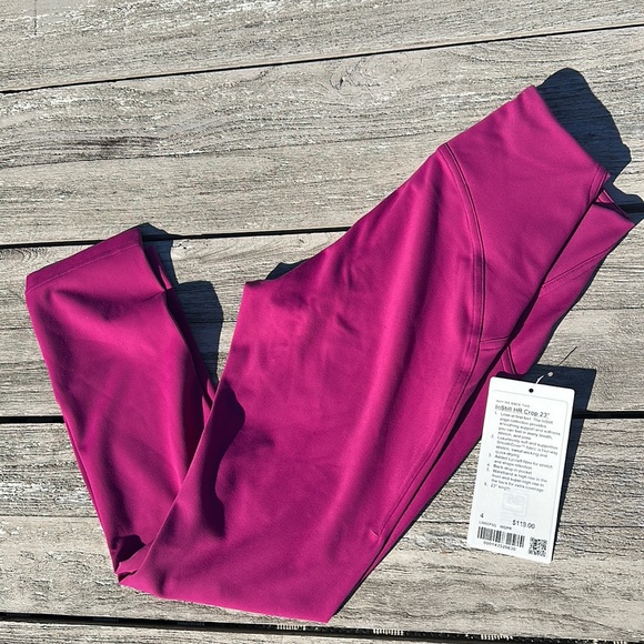 lululemon athletica Pants - Lululemon InStill High-Rise Crop 23" Size 4 in magenta purple $118